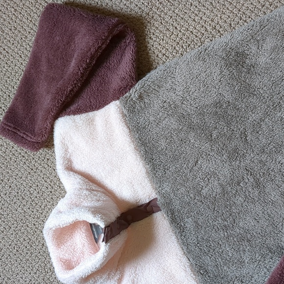 Eddie Bauer 1/4 snap color block Fleece Pullover M - Picture 7 of 12